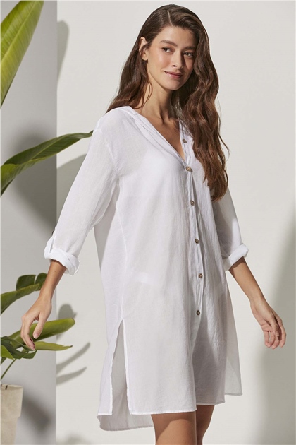 Hooded Long Shirt