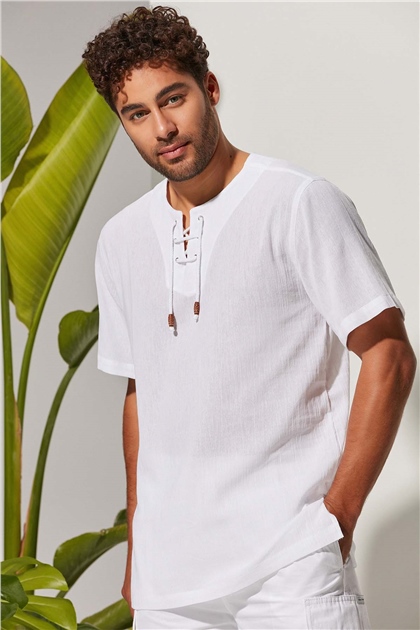 Kısa Kol Zımbalı Erkek T-Shirt