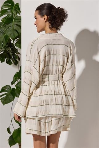 Naturel Detaylı Kimono
