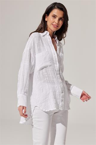 Over Size Cepli Gömlek