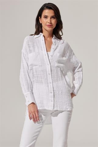 Over Size Cepli Gömlek