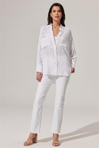 Over Size Cepli Gömlek