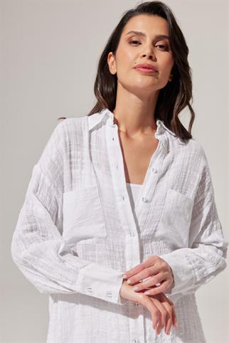 Over Size Cepli Gömlek