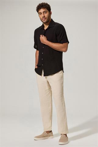 Short Sleeve Doubleface  Black Shirt