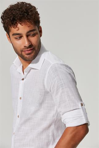 Uzun Kol Şantuk Erkek Gömlek