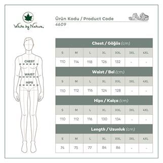 Uzun Kol Zımbalı Şile Bezi Erkek T-Shirt