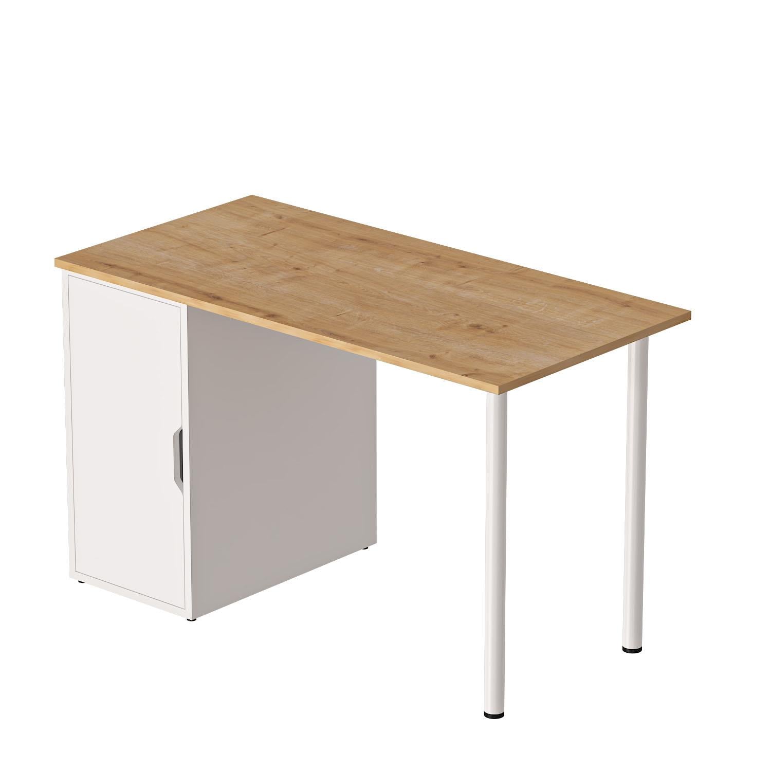 Dekorex CLM110-Meşe Kapaklı Kesonlu Çalışma Masası