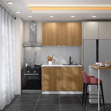 Dekorex Alba Seri̇si̇ 120 Cm Hazır Mutfak AL-120dav