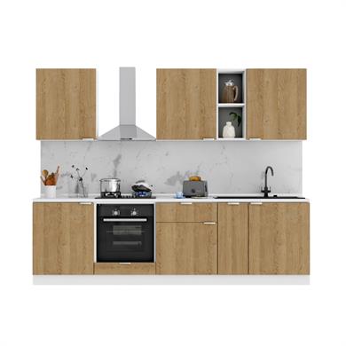 Dekorex Alba Serisi 270 Cm. Fırın Modüllü Hazır Mutfak Al-270dav