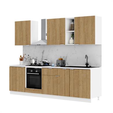 Dekorex Alba Serisi 270 Cm. Fırın Modüllü Hazır Mutfak Al-270dav