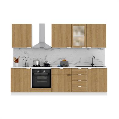 Dekorex Alba Serisi 285 Cm. Fırın Modüllü Hazır Mutfak Al-285dav