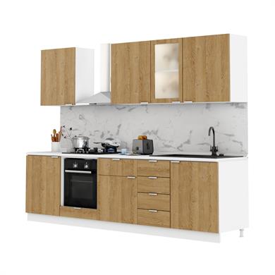 Dekorex Alba Serisi 285 Cm. Fırın Modüllü Hazır Mutfak Al-285dav