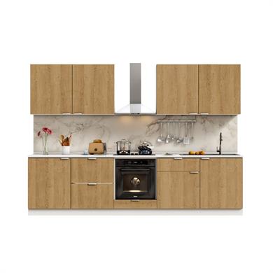 Dekorex Alba Serisi 300 Cm. Fırın Ve Çekmece Modüllü Hazır Mutfak Al-300dav-c