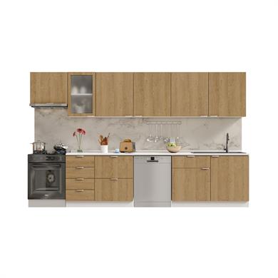 Dekorex Alba Serisi 345 Cm Aspiratör Ve Çekmece Modüllü Hazır Mutfak Al-345asp-bc