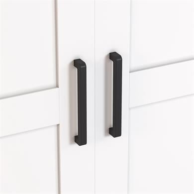 Dekorex DSD204-C-Beyaz 4 Kapaklı Camlı Dosya Dolabı