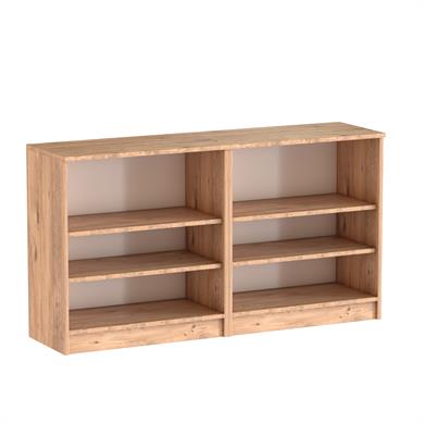 Dekorex DSD204C-Ceviz 4 Cam Kapaklı Ceviz Dosya Dolabı