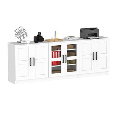 Dekorex DSD304-K-Beyaz 6 Kapaklı Dosya Dolabı
