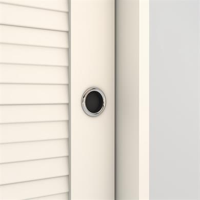 Dekorex SRG220-Beyaz Panjur Kapaklı Sürgülü Gardırop
