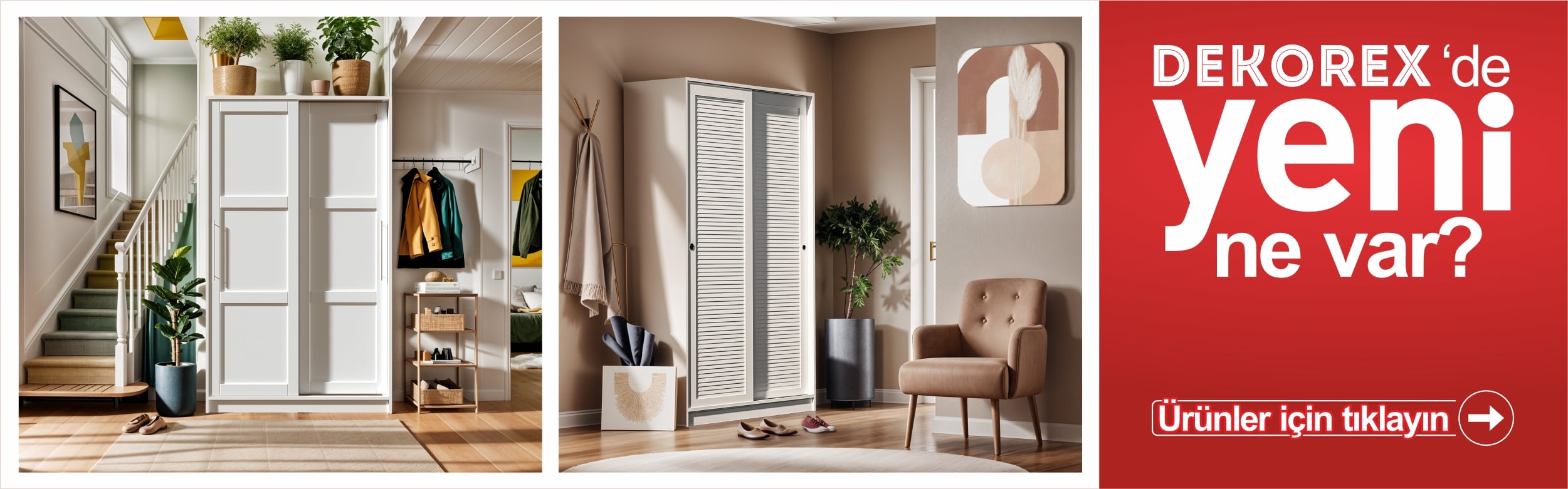 Dekorex gardırop modellerinde bahar indirimleri