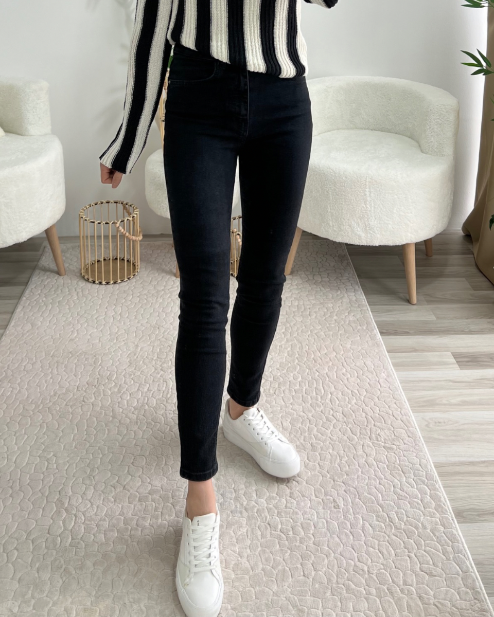 ANTRASİT SKİNNY JEAN PANTOLON