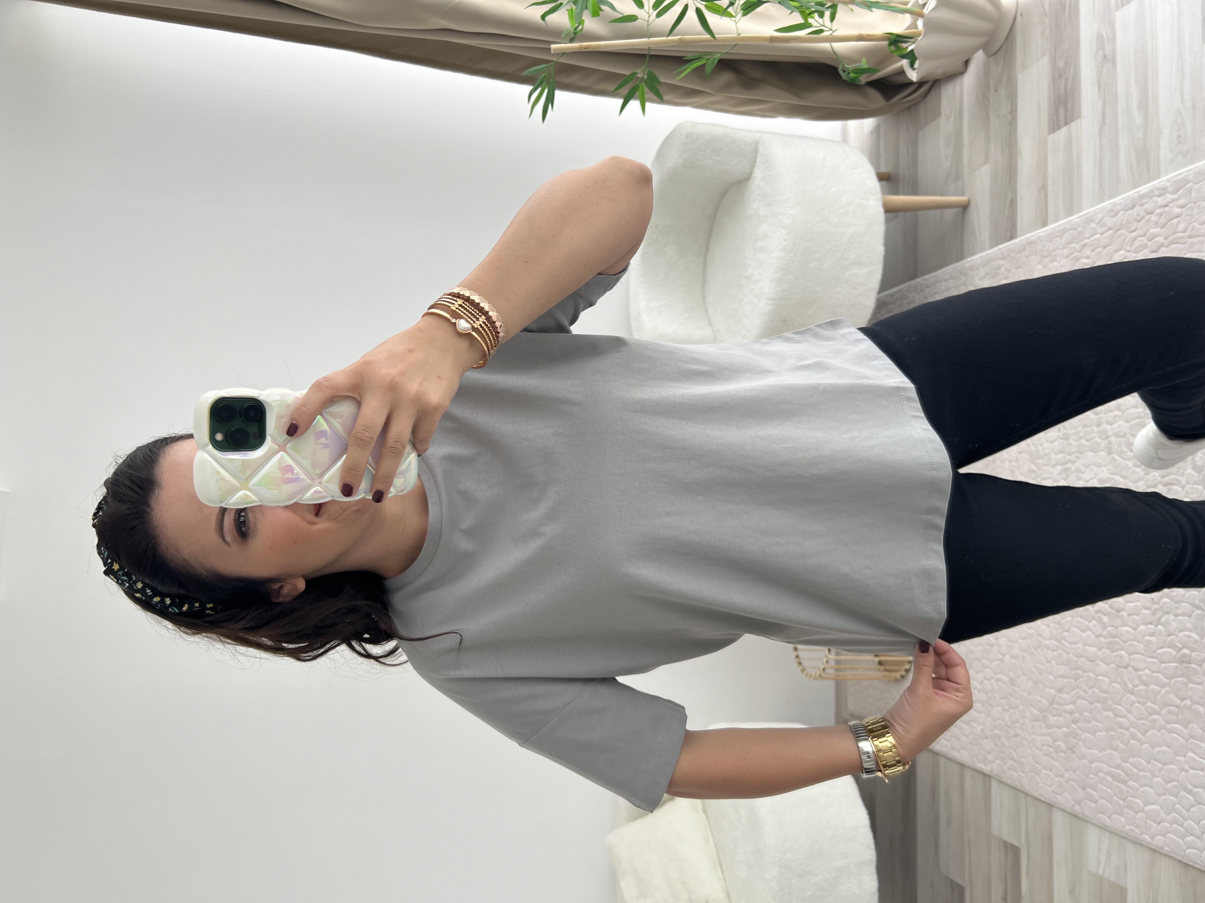 DİLVİN GRİ BASİC TİŞÖRT