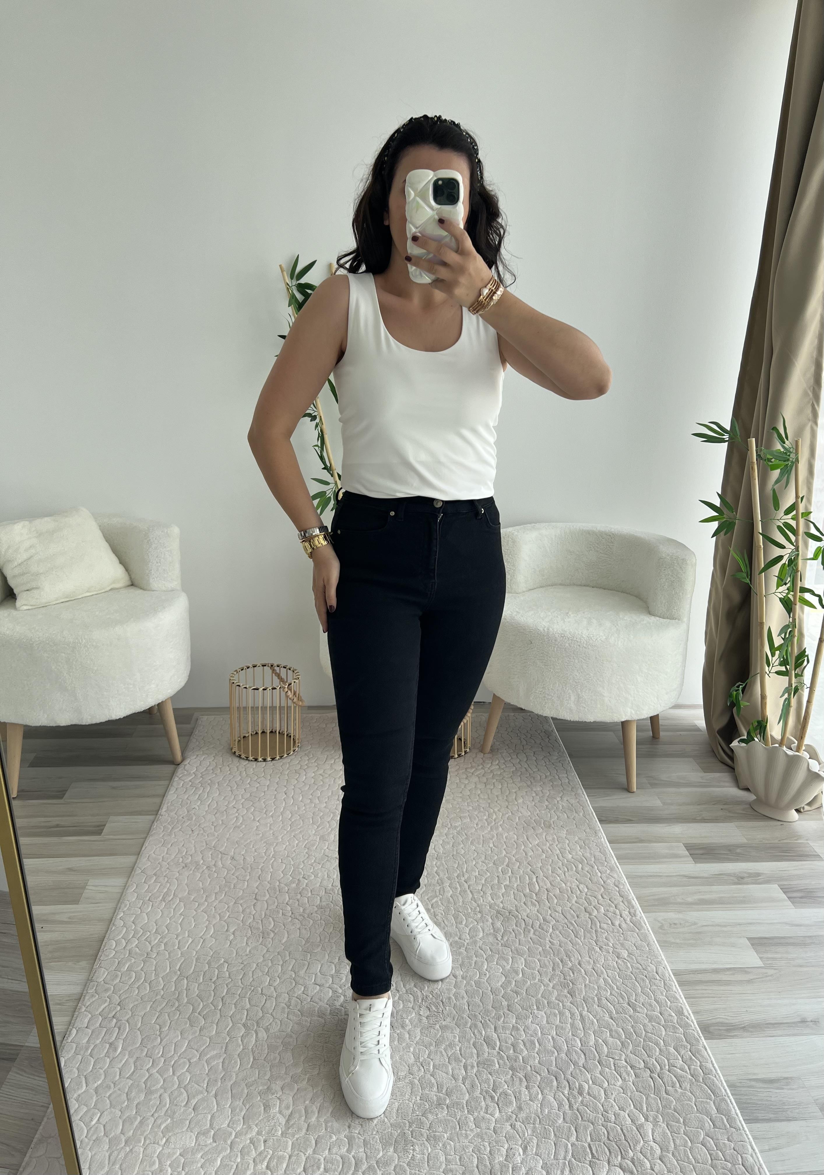 DİLVİN POWER LİKRA SİYAH JEAN PANTOLON