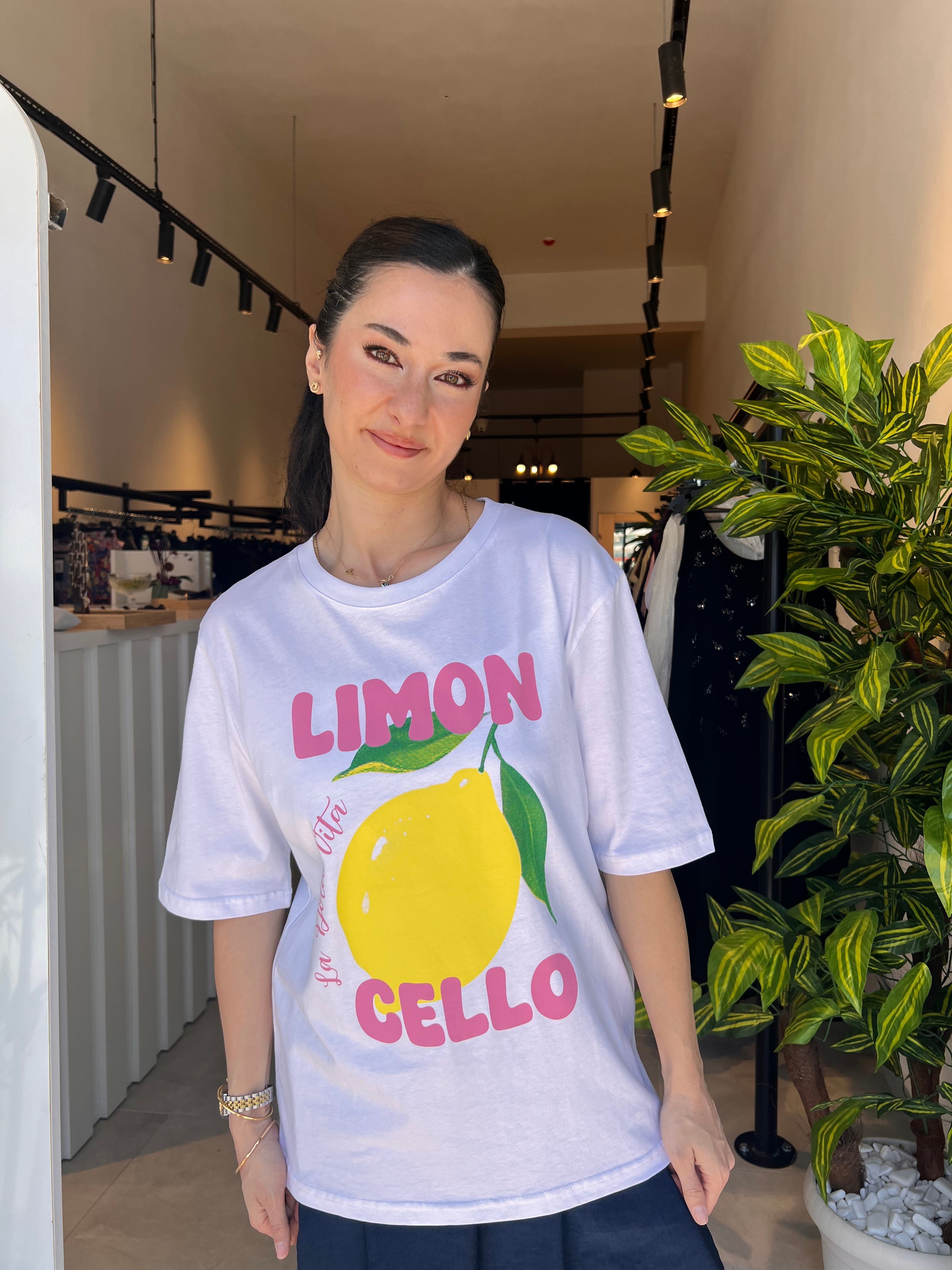 Limon Baskılı Tişört
