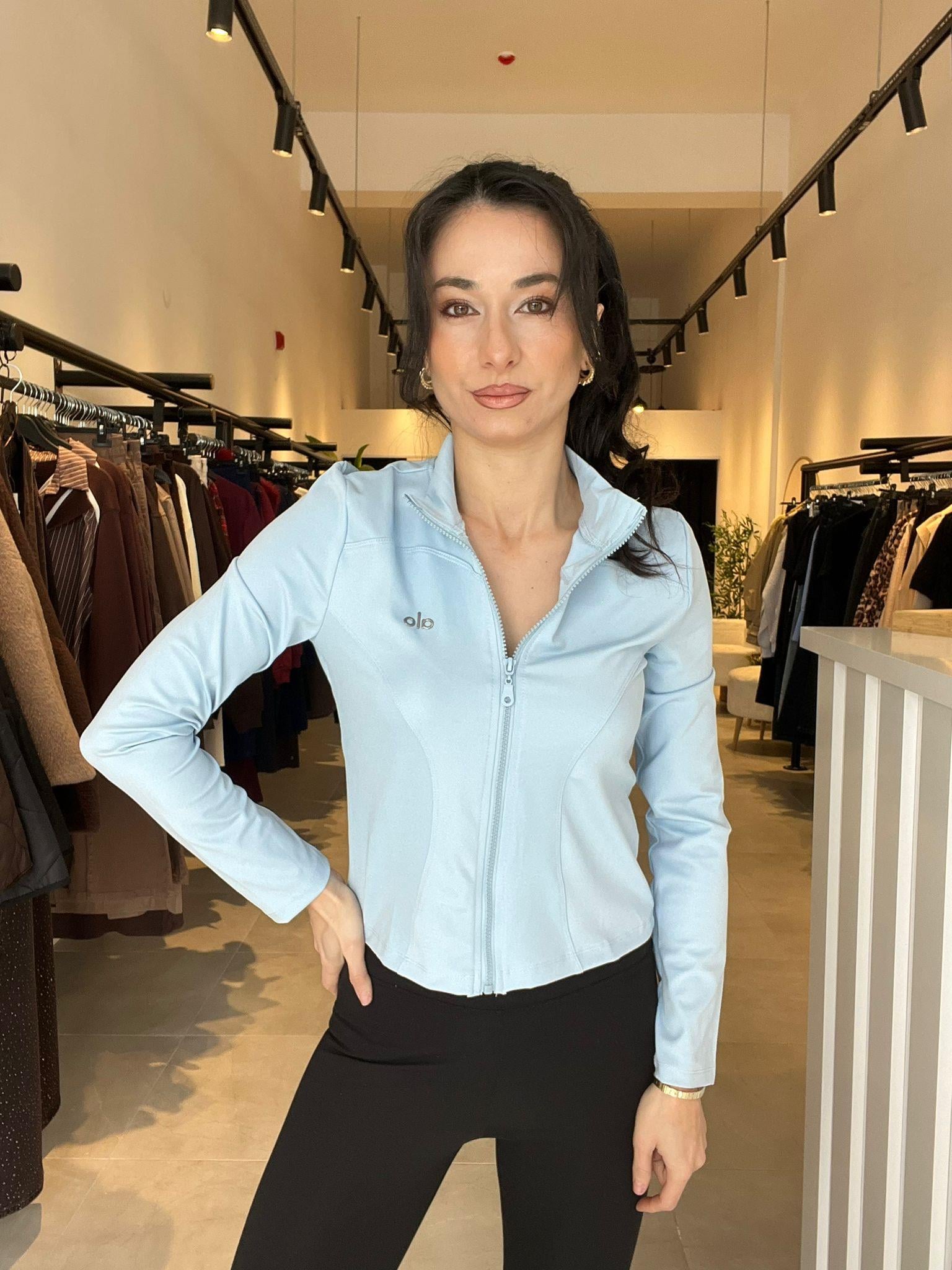 Mavi Fermuarlı Üstlük