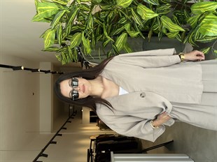 Vizon Tek Düğme Kimono Gömlek