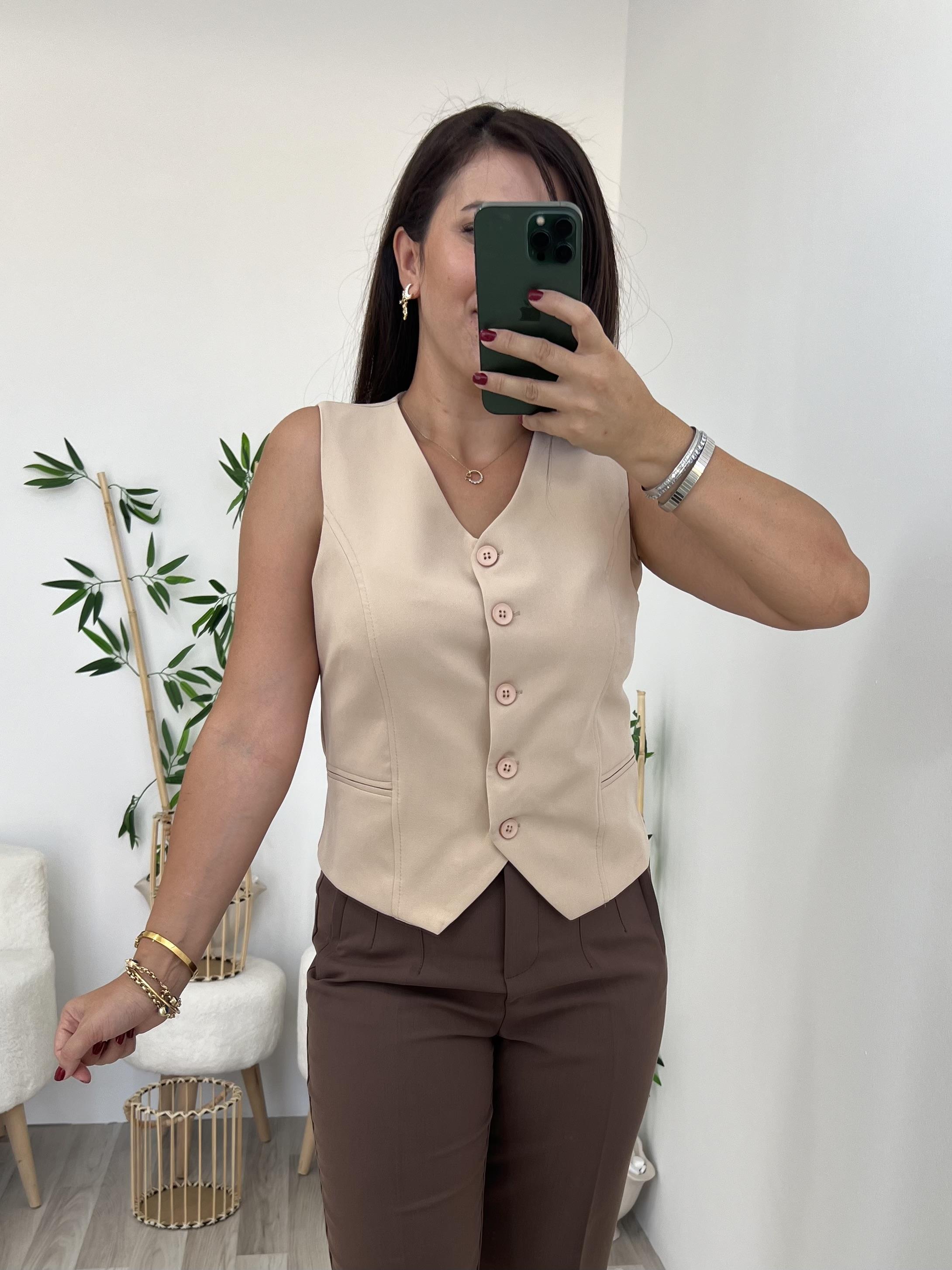 DÜĞME KAPAMALI TENNİ YELEK