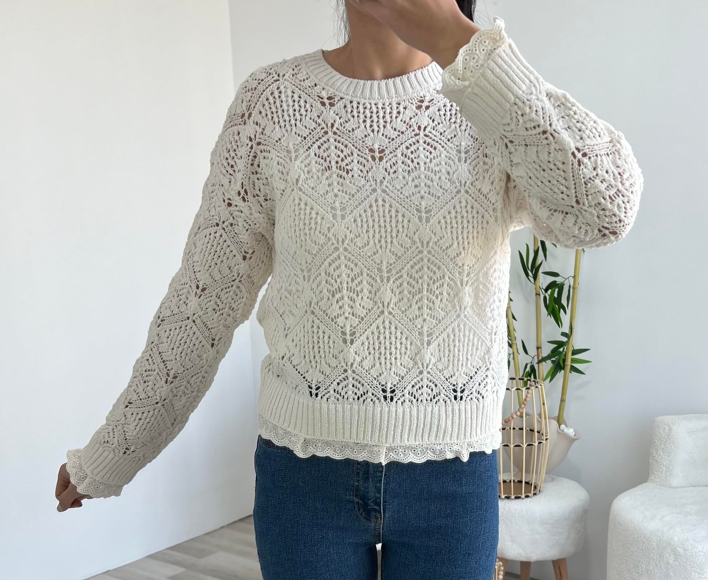 EKRU FİSTO GEÇİŞLİ BLUZ