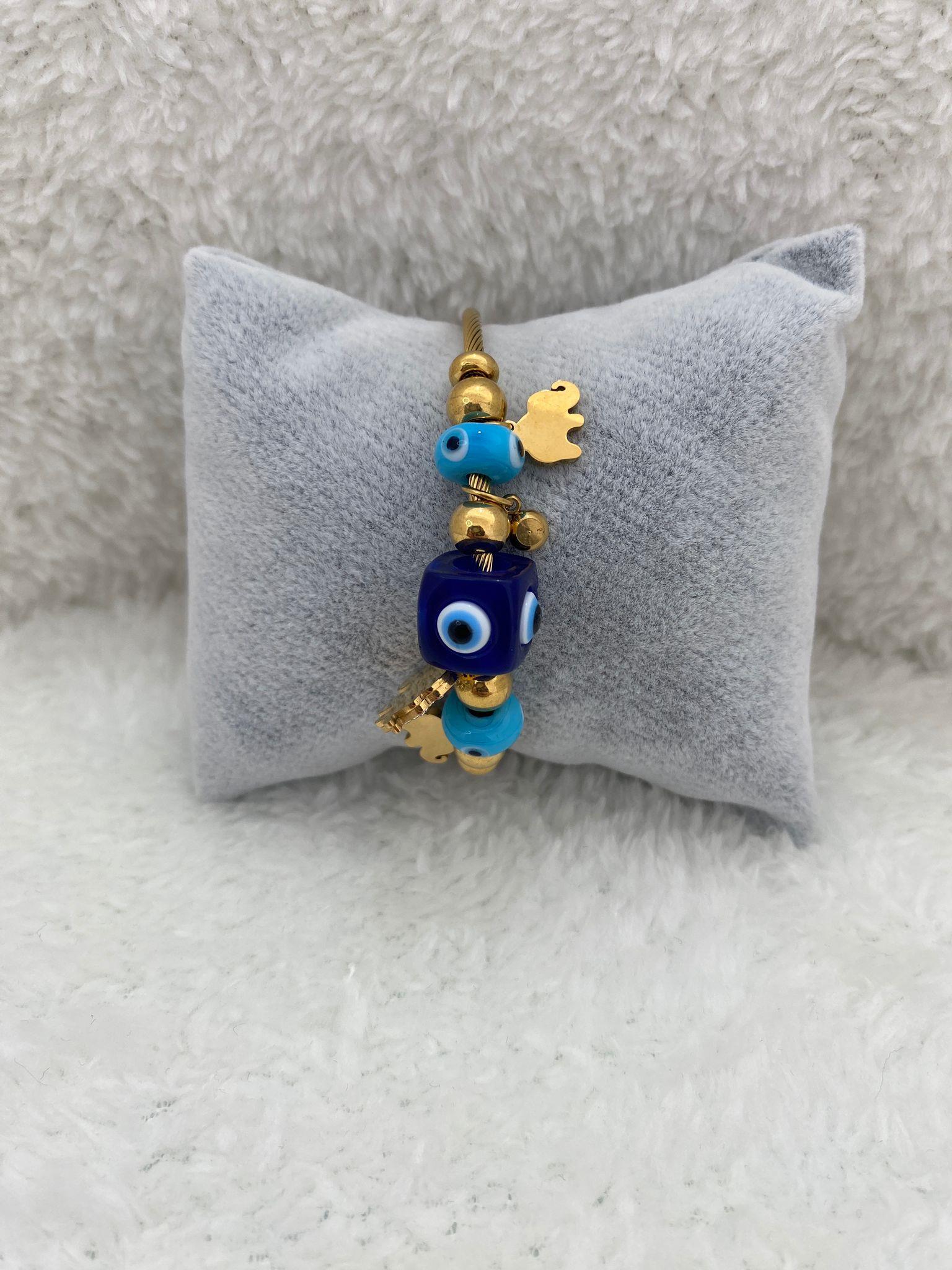 FİL FİGÜRLÜ GOLD ÇELİK PANDORA BİLEKLİK