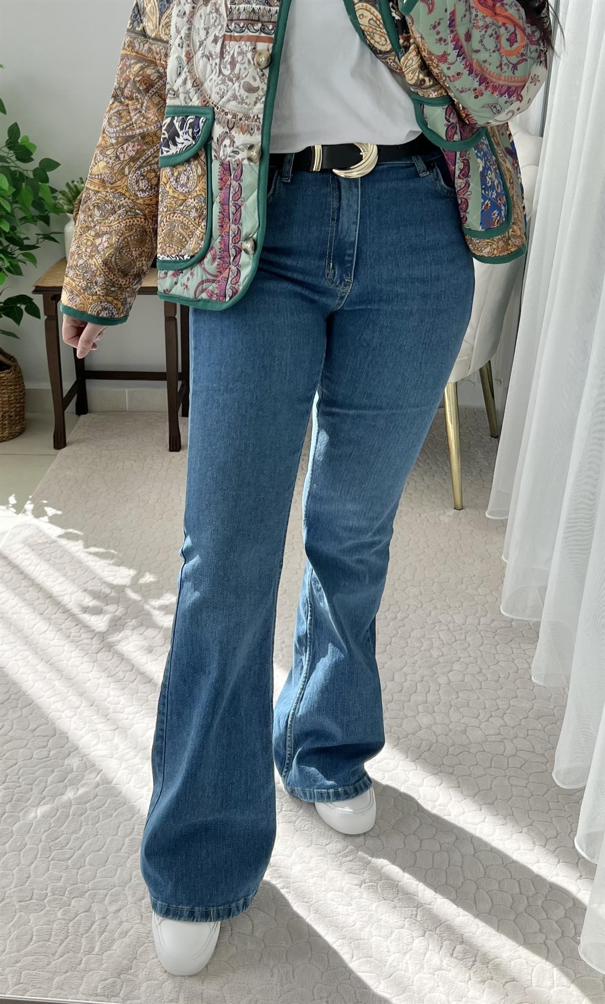 İSPANYOL PAÇA JEAN PANTOLON