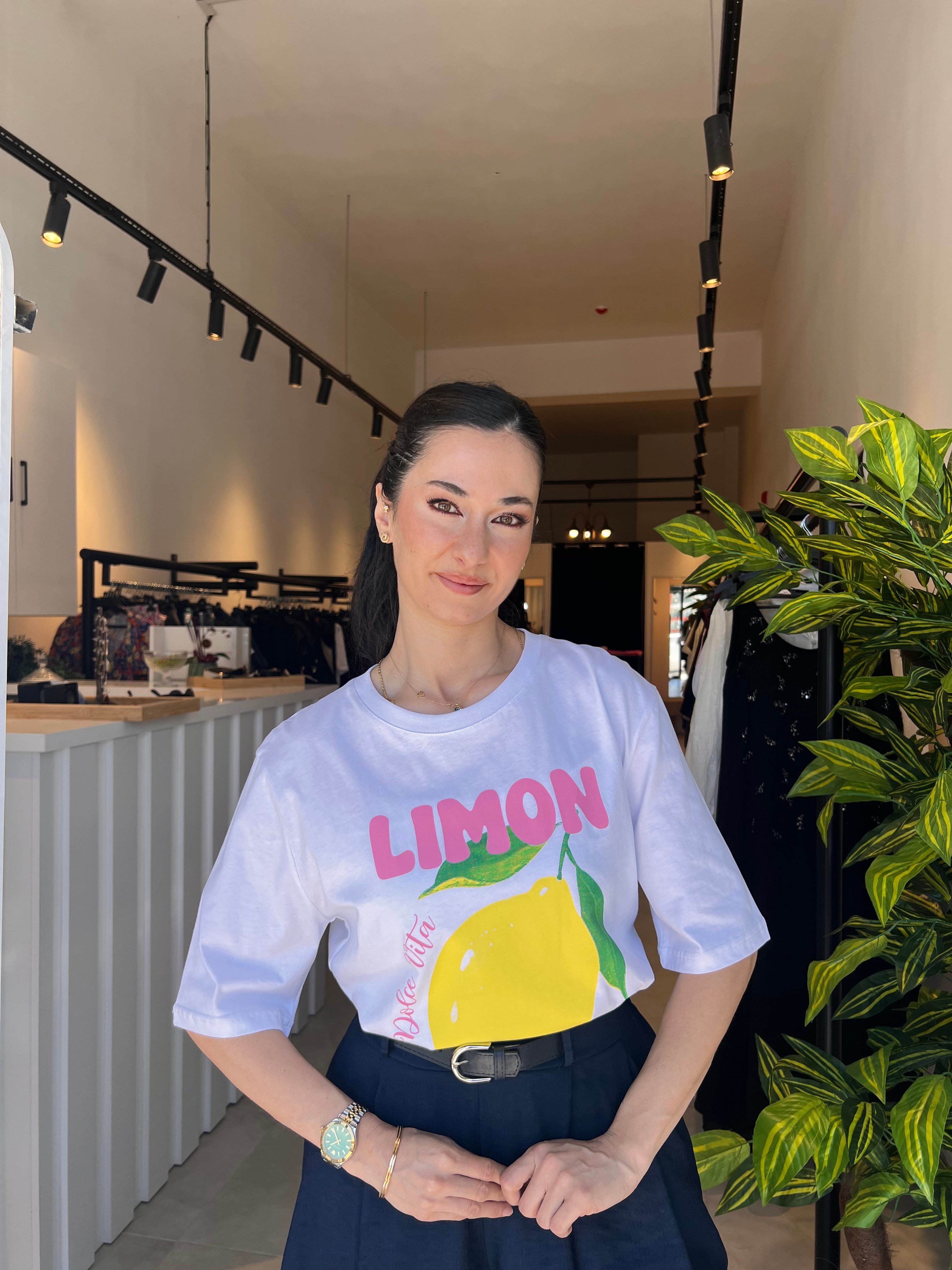 Limon Baskılı Tişört