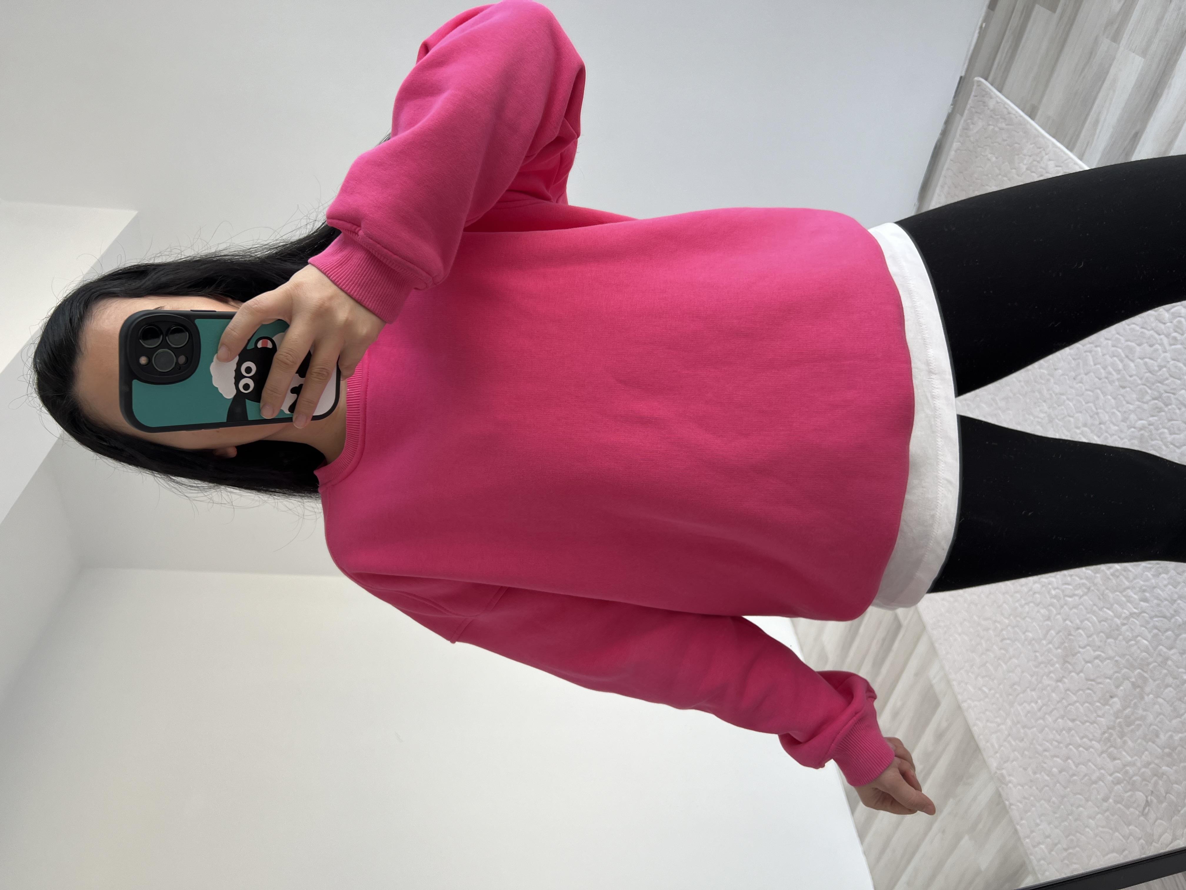 PEMBE BASİC SWEATSHİRT