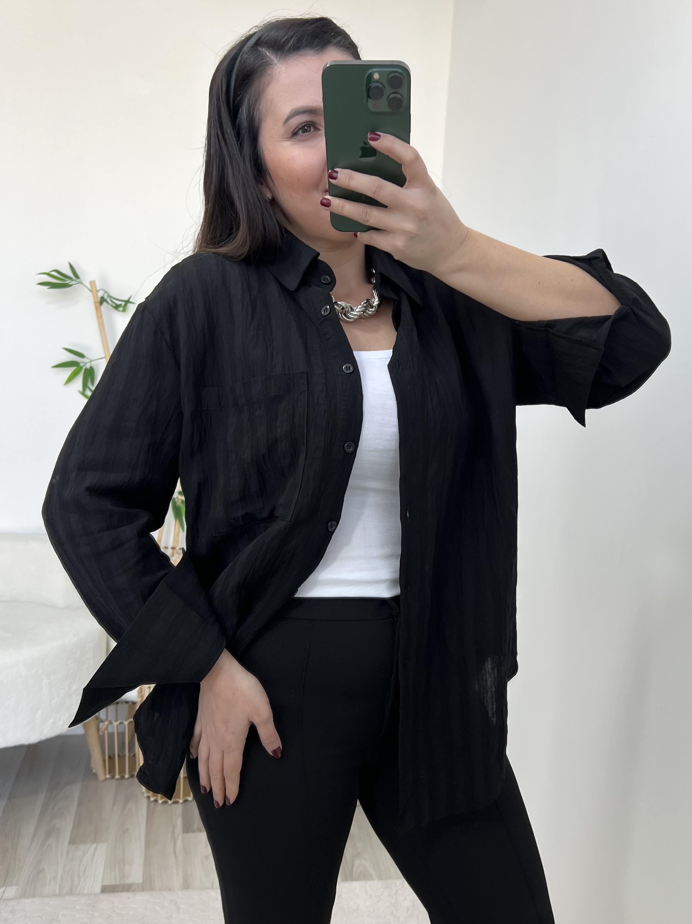 Siyah Helin Gömlek