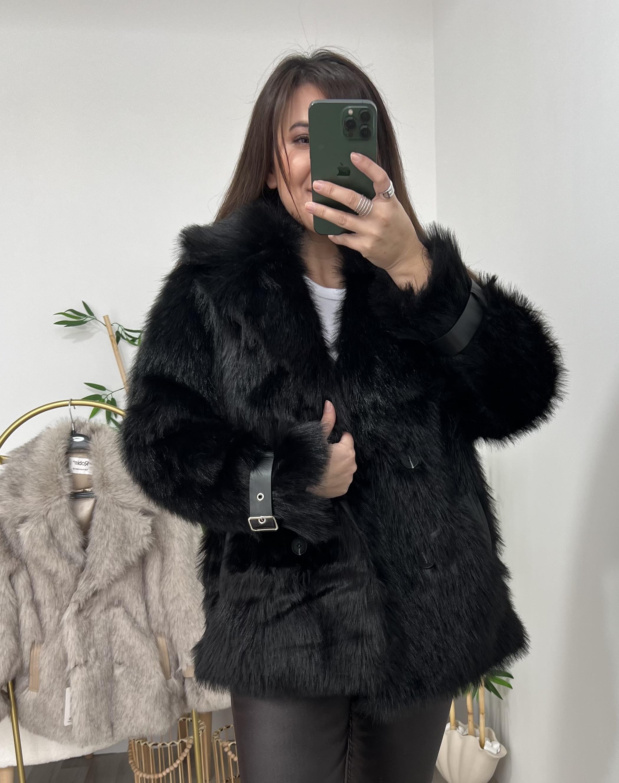 Siyah Lüx Kalite Premium Kürk