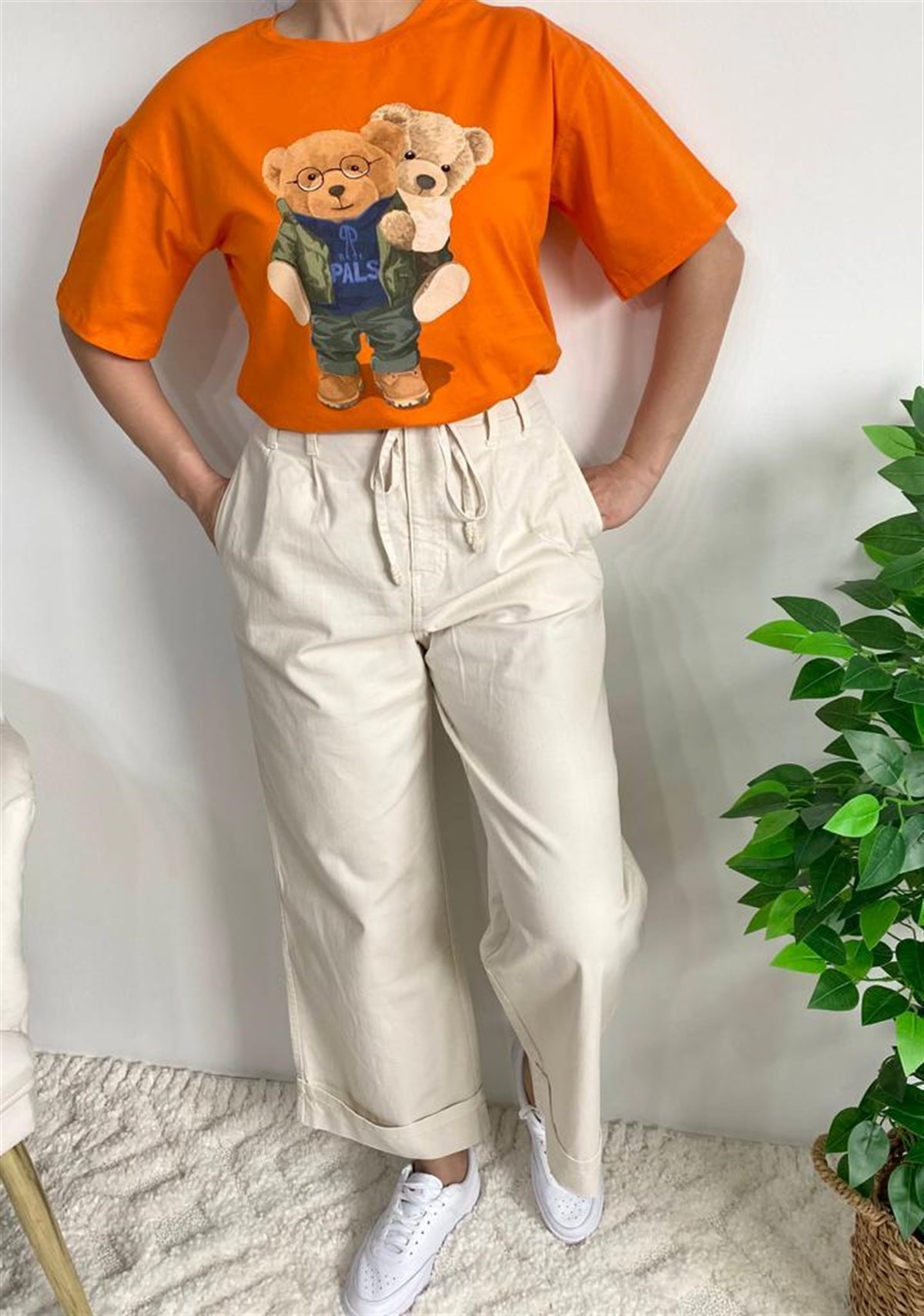 Turuncu Tedyy Tişört