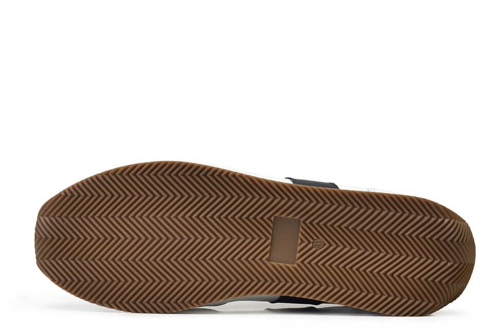 Siyah Rugan Detaylı Erkek Sneaker Ayakkabı