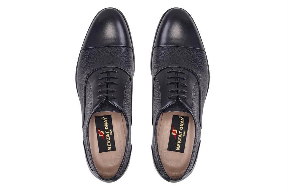 Siyah Bağcıklı Termo Ayakkabı -65010-