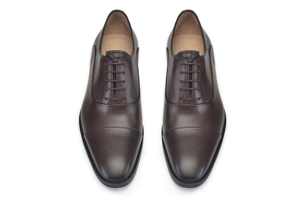 Kahverengi Cap Toe Oxford Kışlık Erkek Ayakkabı
