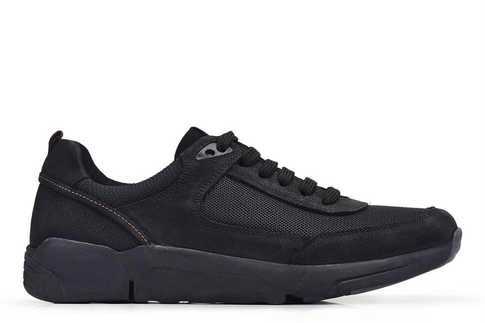 Siyah Bağcıklı Erkek Günlük Ayakkabı