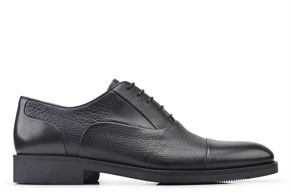 Siyah Bağcıklı Termo Ayakkabı -65010-