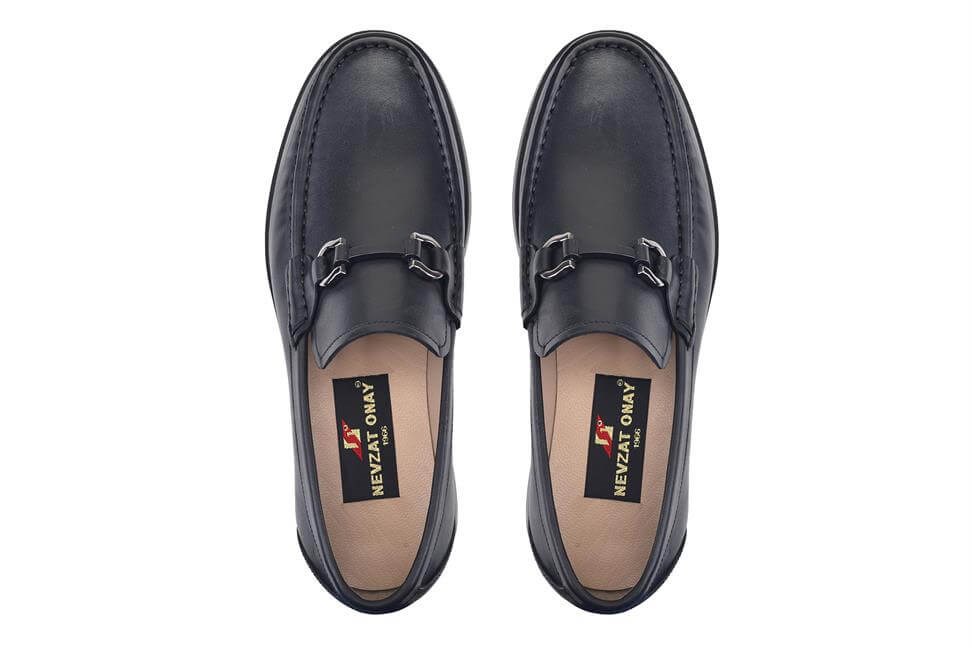 Siyah Tokalı Makosen Erkek Günlük Ayakkabı