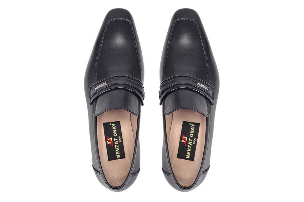 Siyah Günlük Neolit Erkek Loafer Ayakkabı