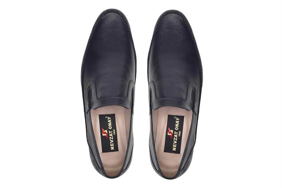 Siyah Bağcıksız Termo Erkek Ayakkabı -26671-