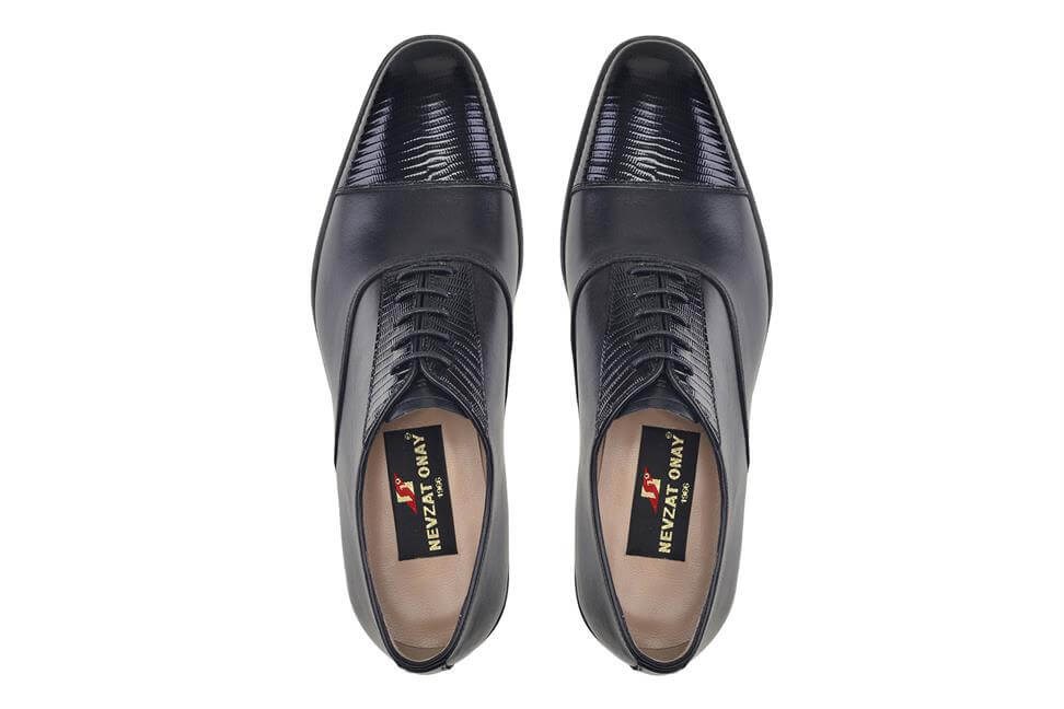 Siyah Klasik Bağcıklı Neolit Erkek Ayakkabı -70111-