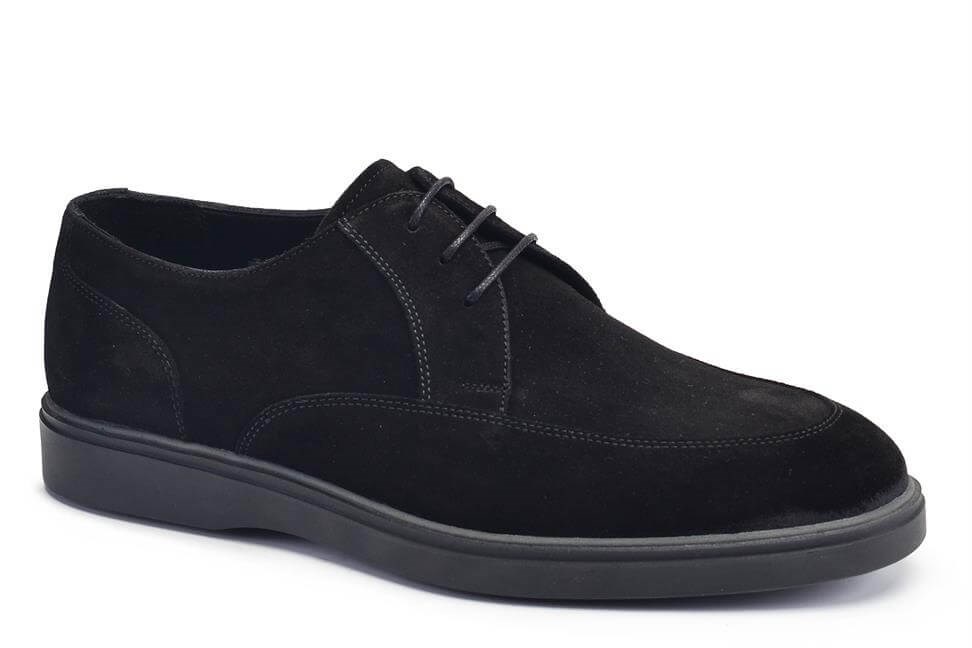 Siyah Süet Günlük Erkek Casual Ayakkabı