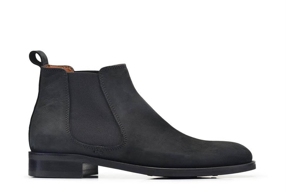 Nubuk Siyah Klasik Chelsea Bot