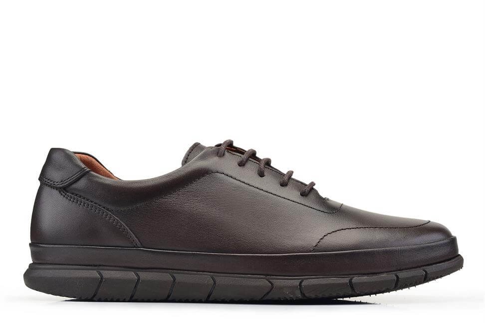 Kahverengi Bağcıklı Erkek Günlük Ayakkabı